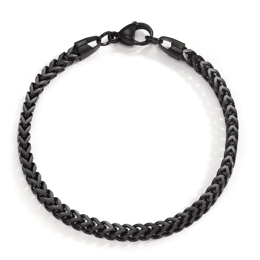 Bracelet Acier inoxydable noir PVD 21 cm