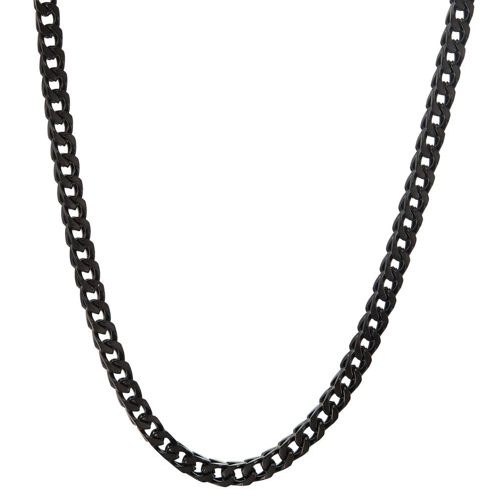 Collana Acciaio inossidabile nero rivestimento IP 50 cm