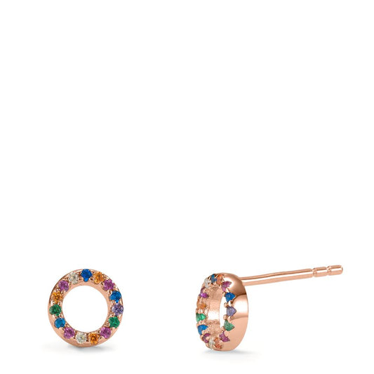 Clous d'oreilles Argent rosé Plaqué or Ø6.5 mm