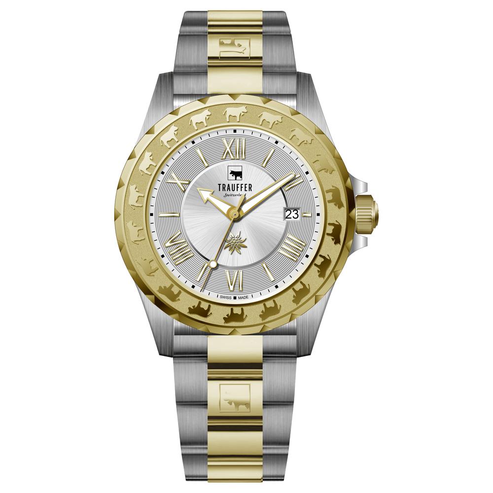 Montre Acier inoxydable jaune PVD Ø43 mm