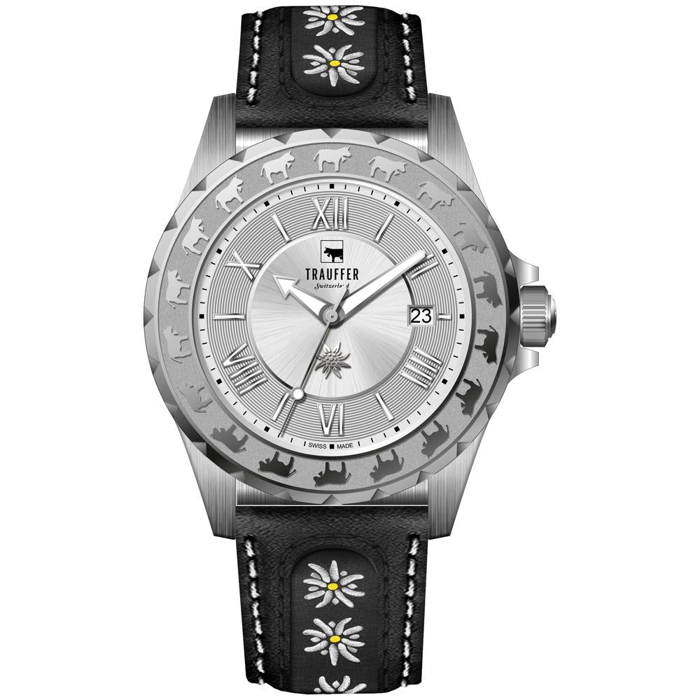 Montre Acier inoxydable Edelweiss Ø43 mm