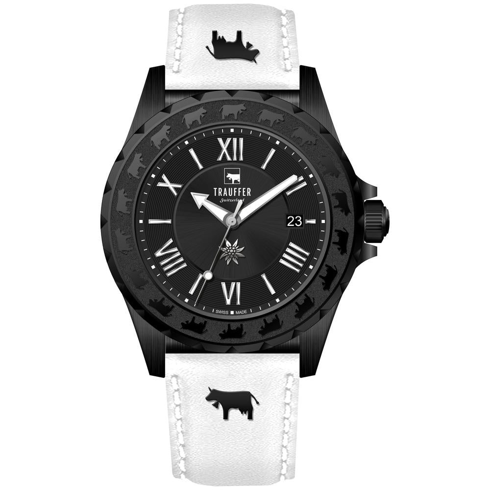 Montre Acier inoxydable noir PVD Ø43 mm