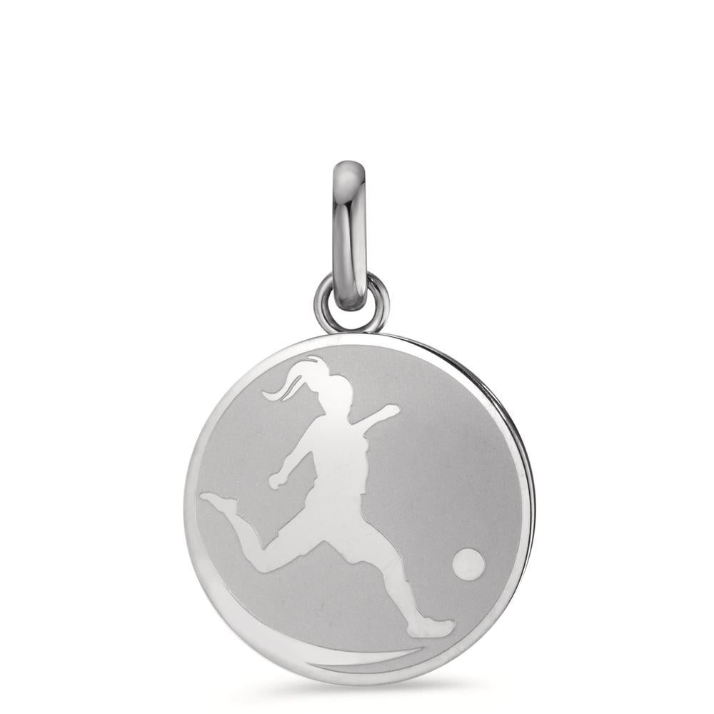 Pendentif Acier inoxydable Football Ø18 mm