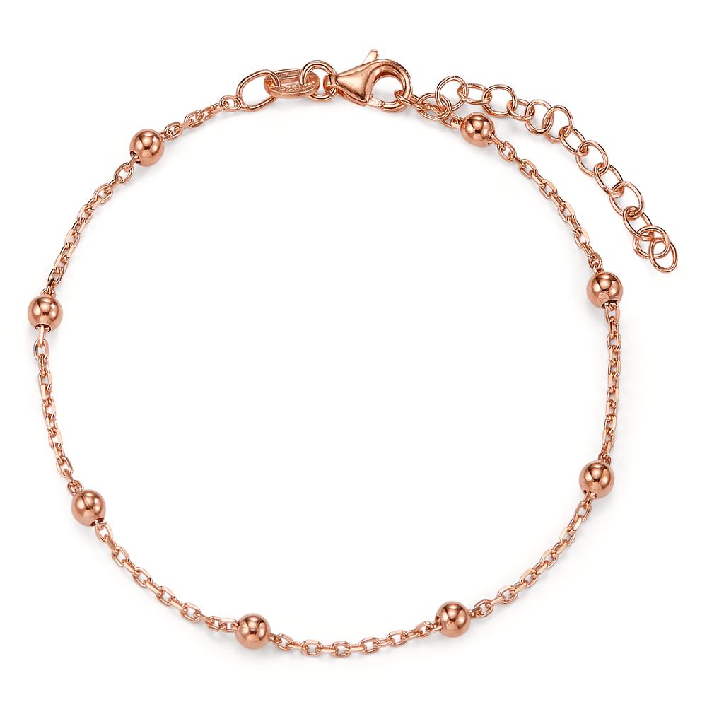 Bracciale Argento rosa dorato 16.5-19.5 cm