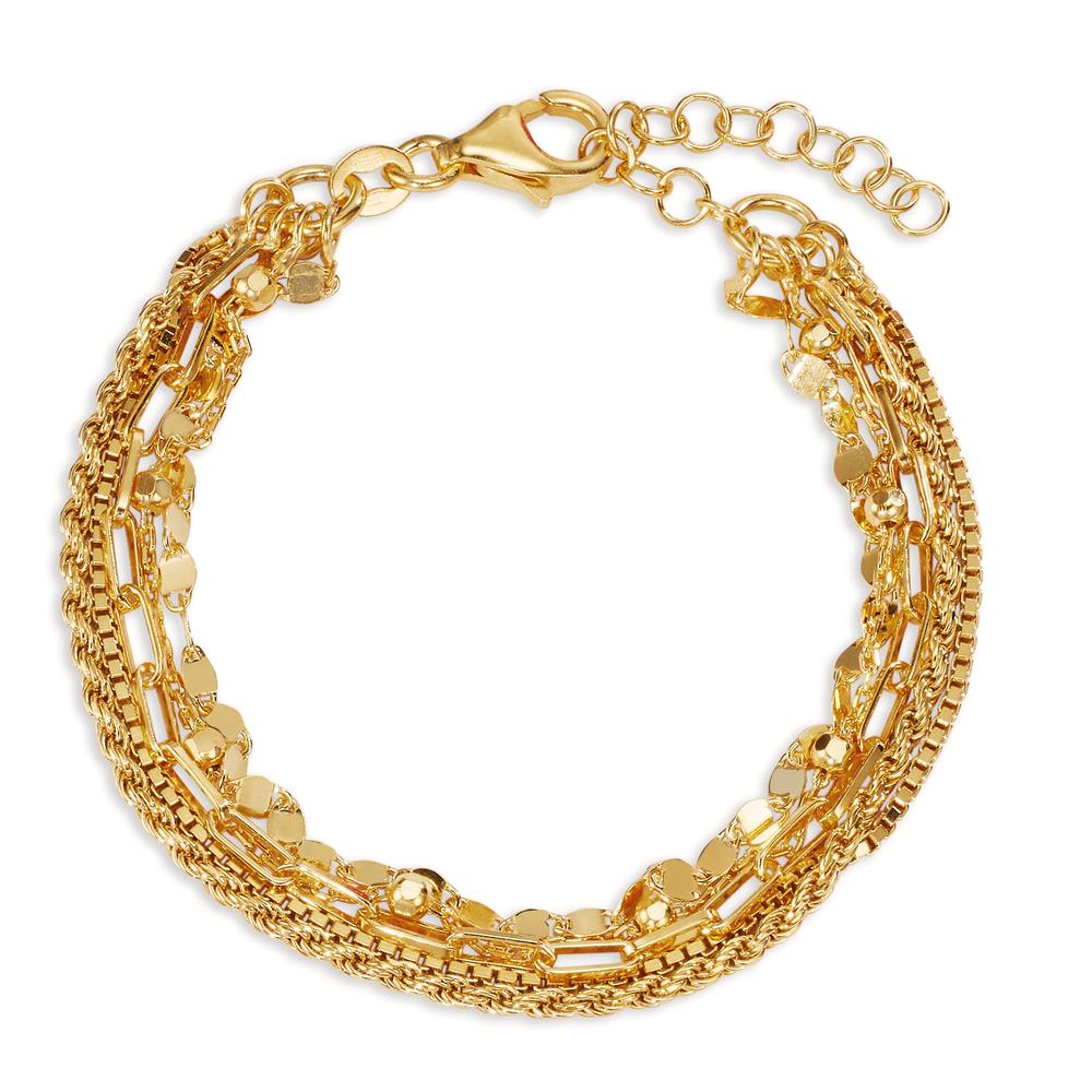 Bracciale Argento giallo dorato 15.5-18.5 cm