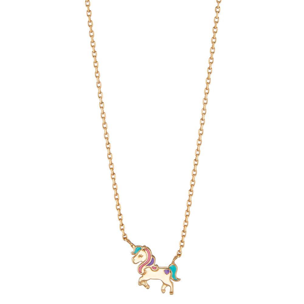 Collier Bronze Laqué Licorne 35-37 cm