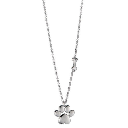 Collier Argent Rhodié Patte 40-44 cm