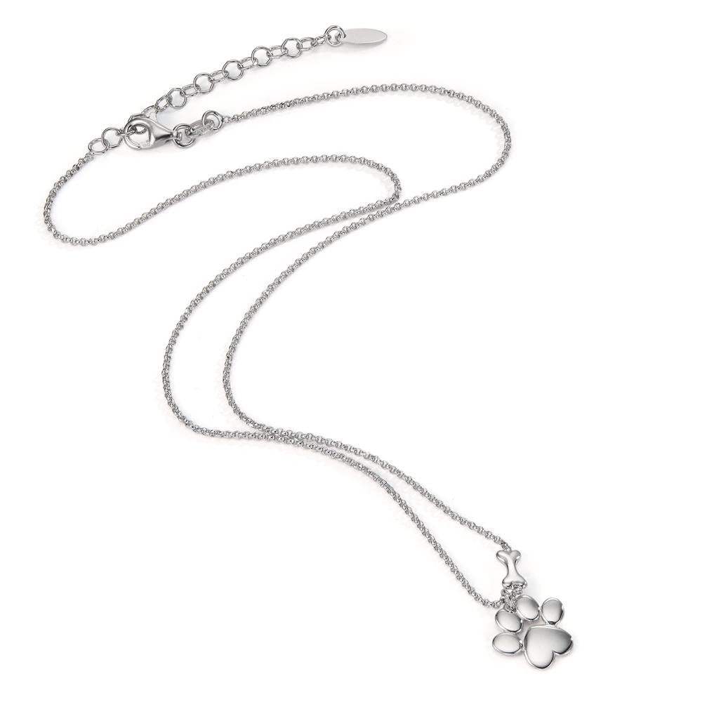 Collier Argent Rhodié Patte 40-44 cm