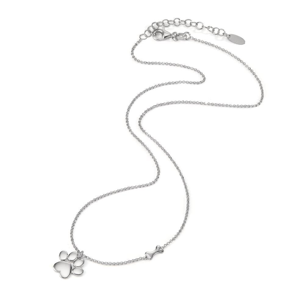 Collier Argent Rhodié Patte 40-44 cm