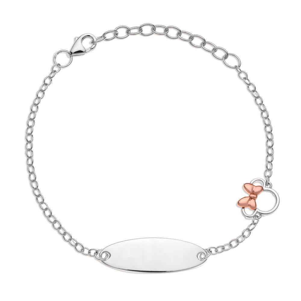 Gravurarmband Silber rosé bicolor verstellbar