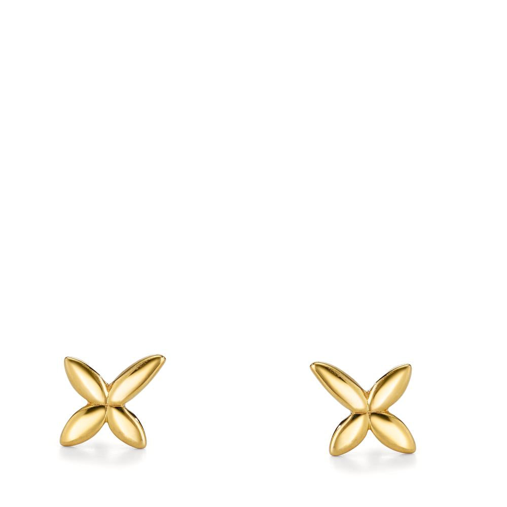 Clous d'oreilles Or jaune 9K Fleur