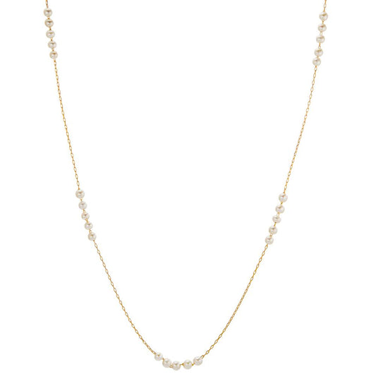 Collier Or jaune 18K perle d'eau douce 40-42 cm