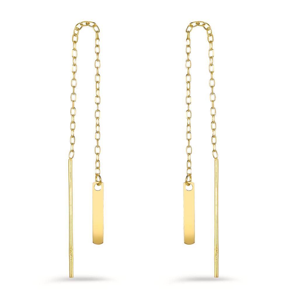 Boucles d'oreilles pendantes Or jaune 18K