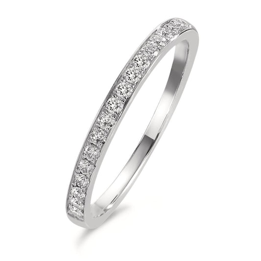 Memory Ring 950 Platin Diamant 0.20 ct, 17 Steine, w-si