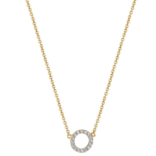 Collana Oro giallo 375/9K Zirconia 42-45 cm