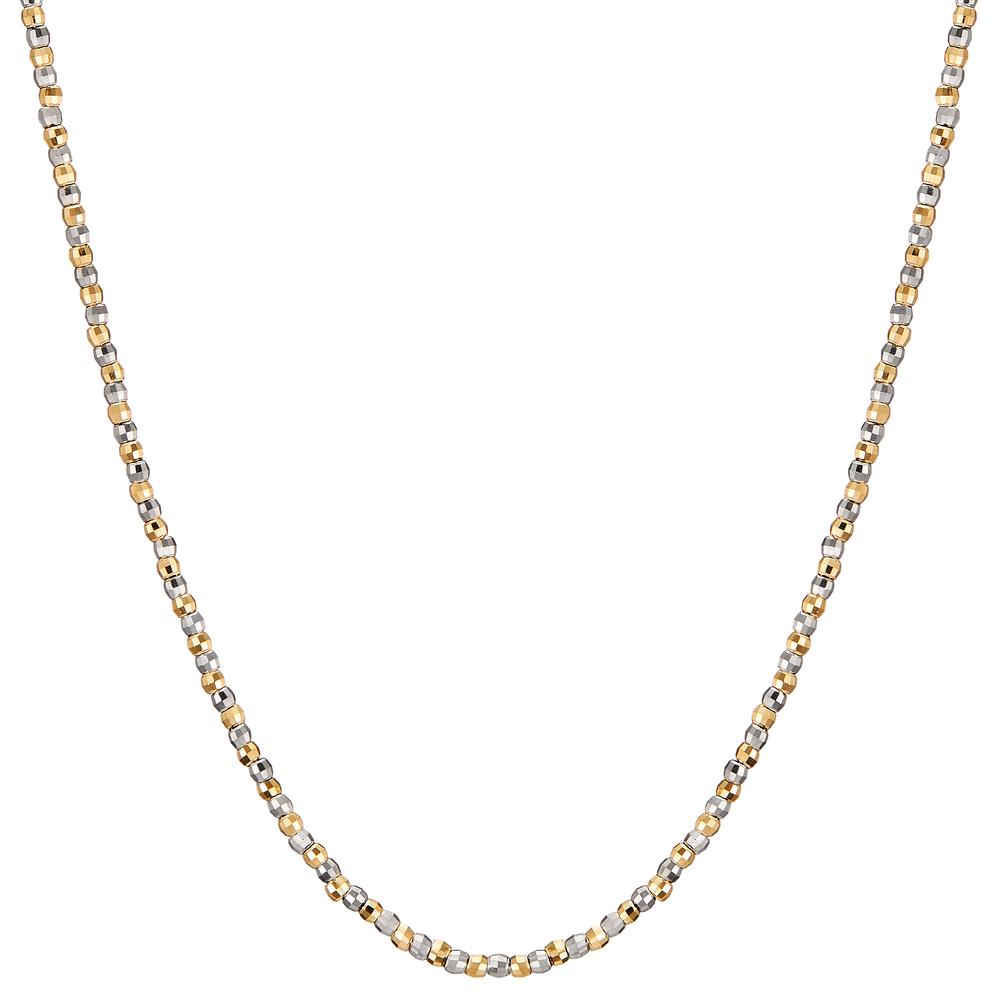 Collier Or jaune 18K, Or blanc 18K 42-45 cm