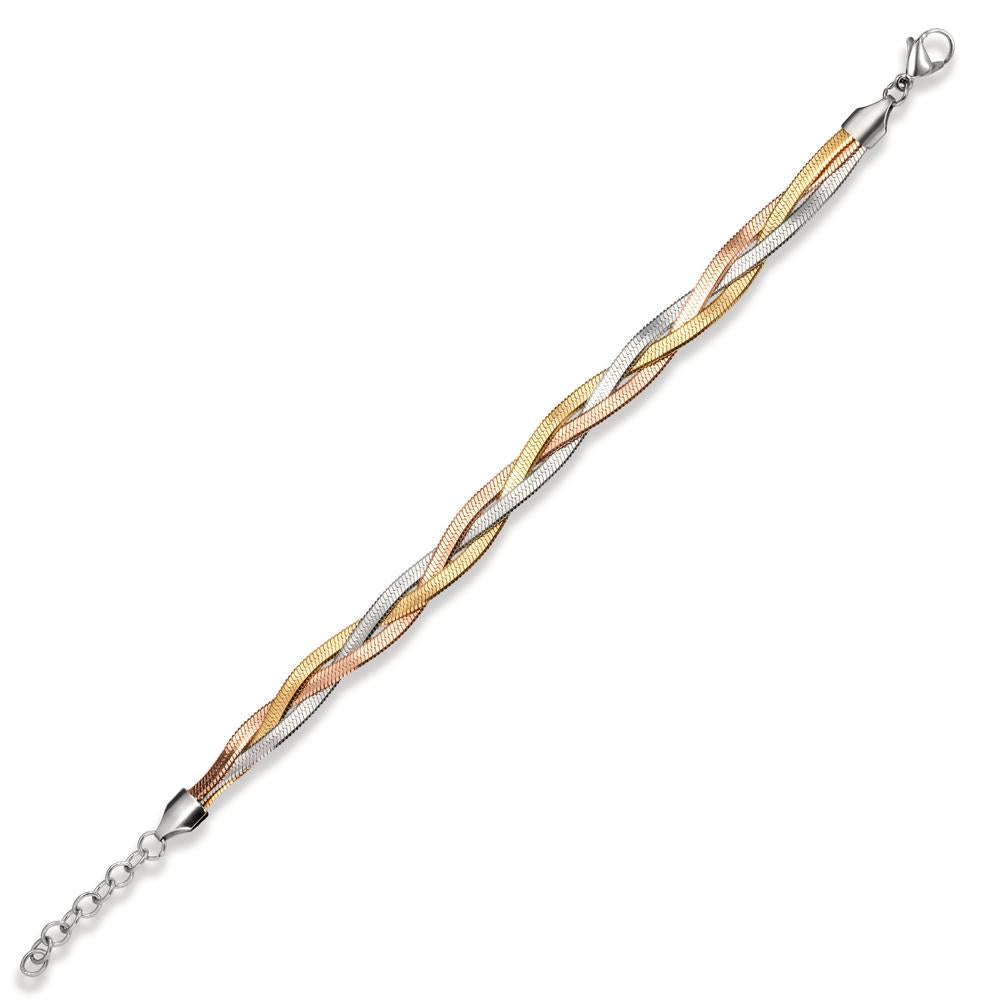 Armband Edelstahl tricolor verstellbar