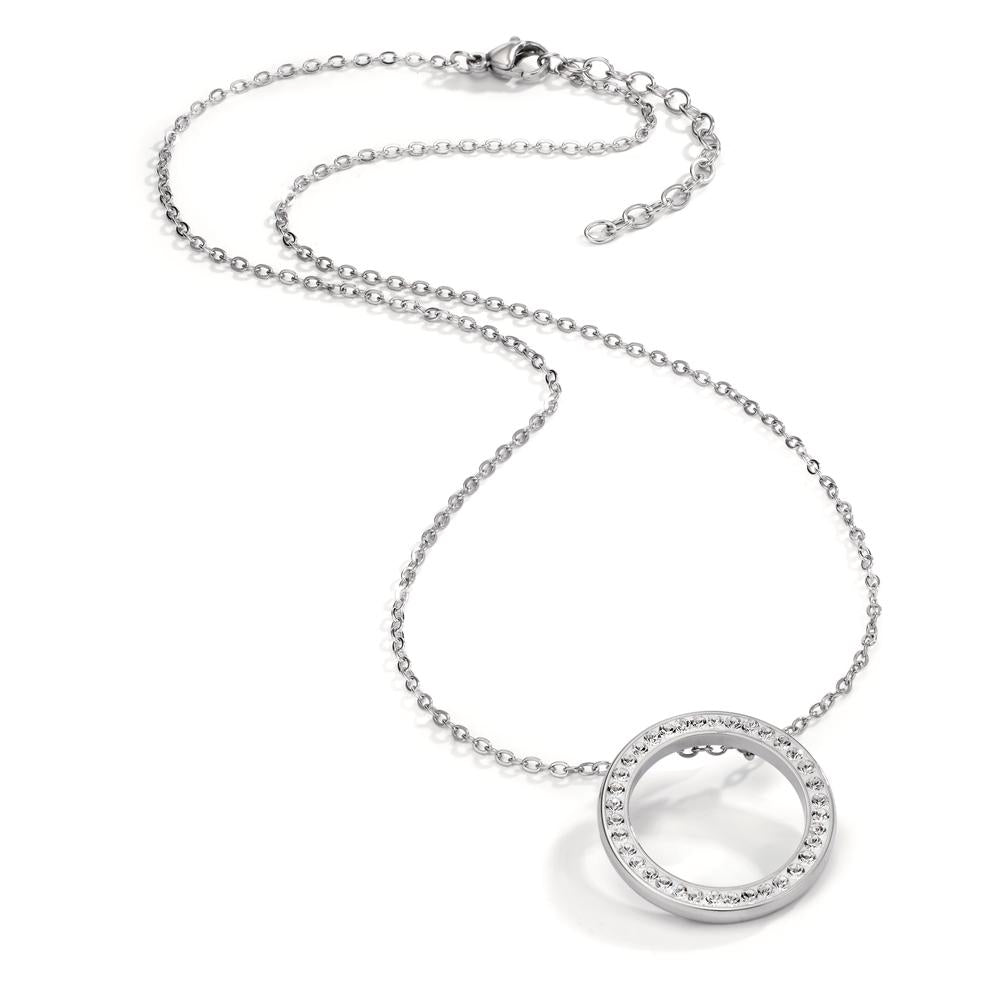 Collier Acier inoxydable Cristal 42-47 cm