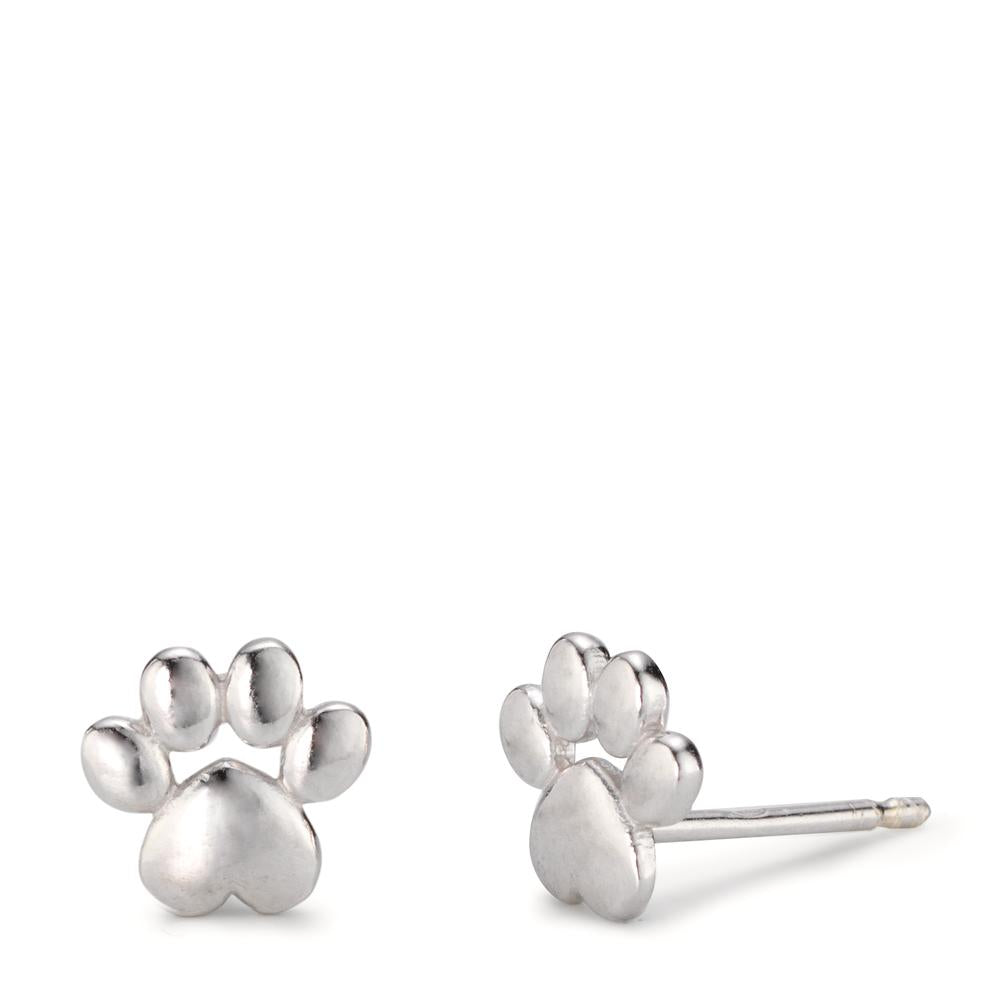 Clous d'oreilles Argent Rhodié Patte Ø7 mm