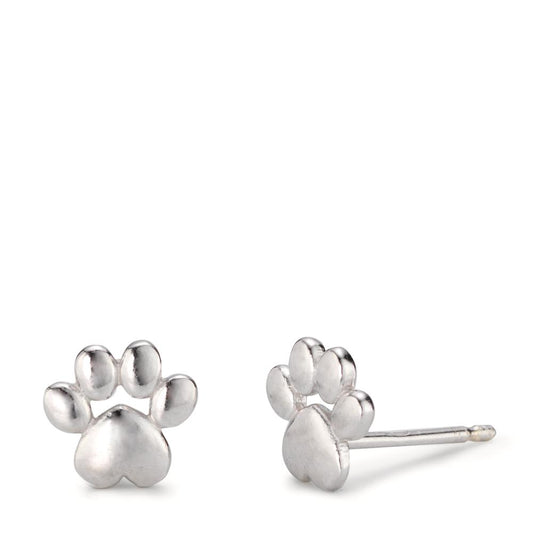 Clous d'oreilles Argent Rhodié Patte Ø7 mm