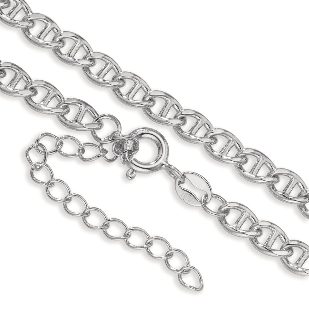 Bracciale Argento rodiato 17-21 cm