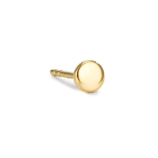 Clous d'oreille à l'unité Or jaune 18K Ø4 mm