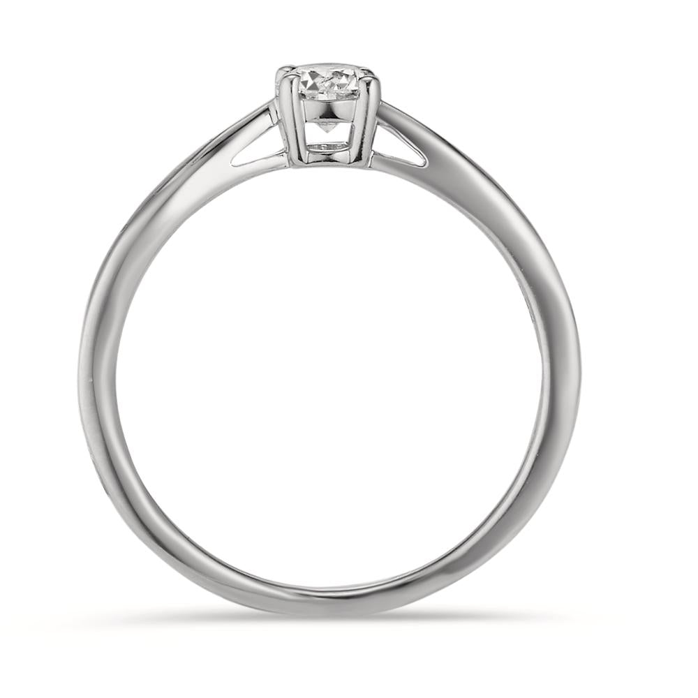 Bague solitaire Platine 950 Diamant 0.25 ct, w-si