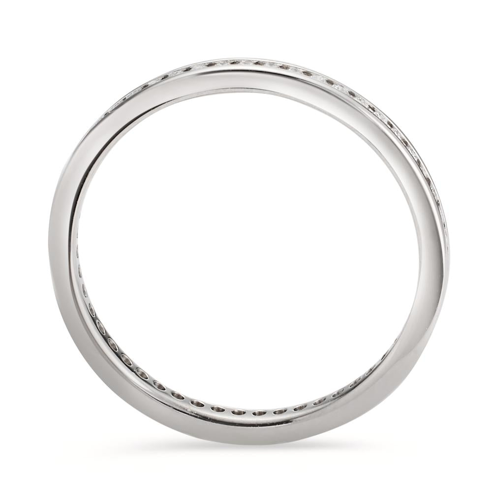 Anelli di memoria Platino 950 Diamante 0.25 ct, 50 pietra, w-si