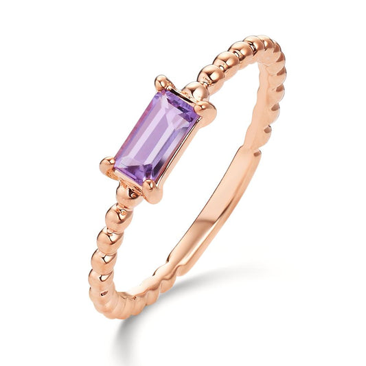 Fingerring 375/9 K Rotgold Amethyst