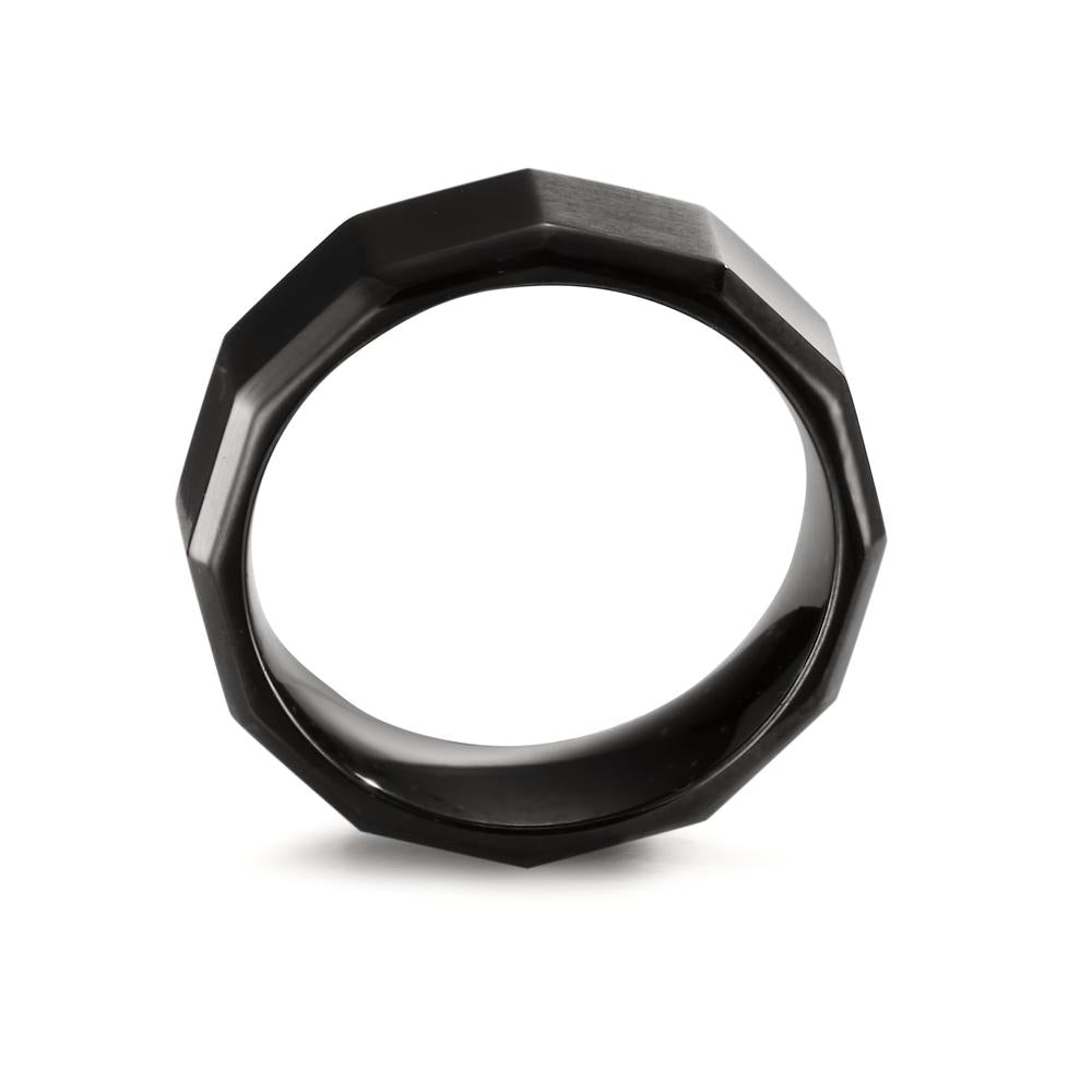 Bague Acier inoxydable noir PVD