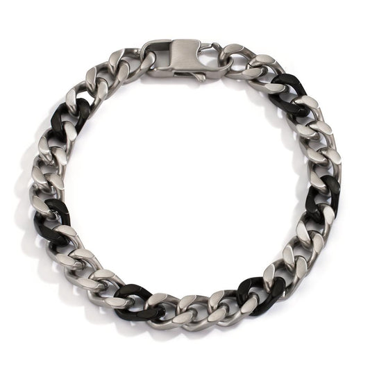 Bracciale Acciaio inossidabile nero rivestimento IP 20.5 cm