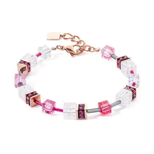 Armband Edelstahl rosé IP beschichtet verstellbar