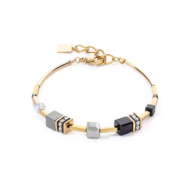 Bracelet Acier inoxydable jaune PVD 18.5-21.5 cm