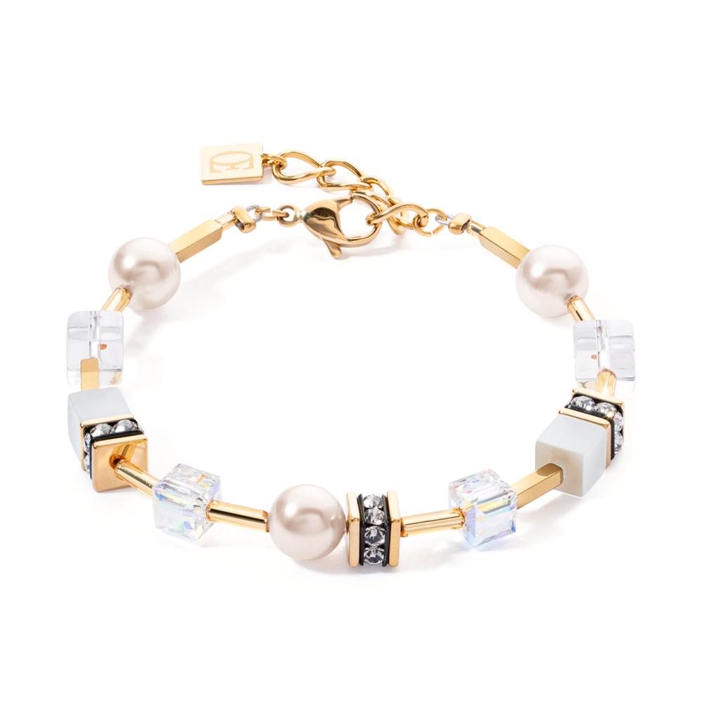 Bracelet Acier inoxydable jaune PVD 18.5-21.5 cm