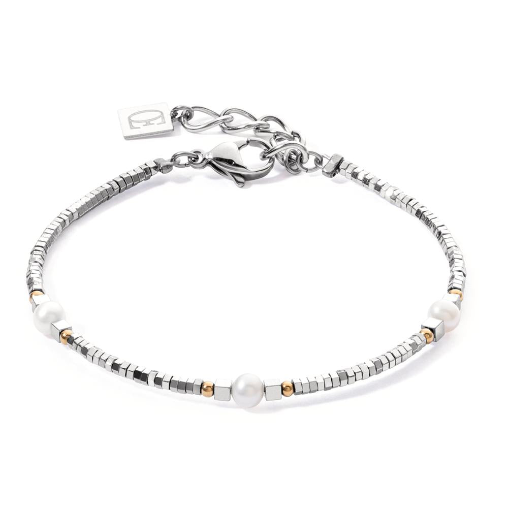 Bracelet Acier inoxydable jaune PVD 17.5-20.5 cm