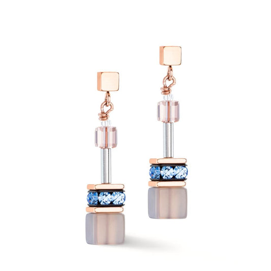 Pendant d'oreilles Acier inoxydable rosé PVD