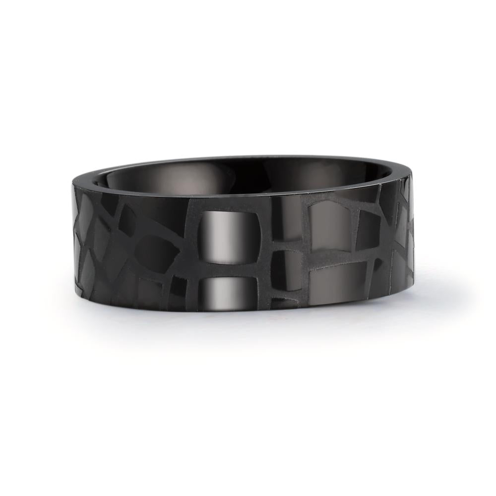 Bague Acier inoxydable noir PVD