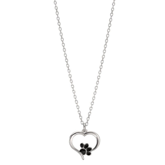 Collier Argent Rhodié Patte 40-44 cm