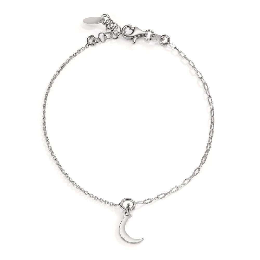 Bracciale Argento rodiato Luna 17.5-19.5 cm