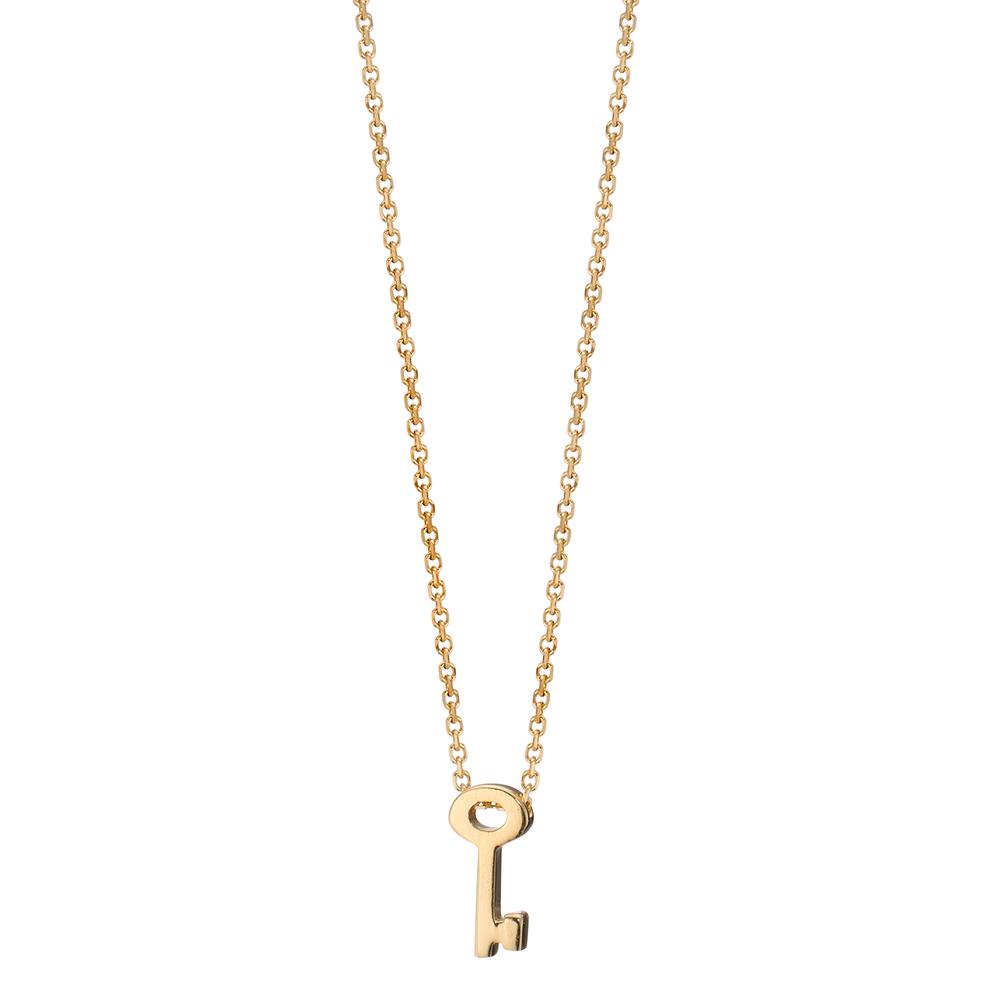 Collier Or jaune 14K Clé 39-42 cm