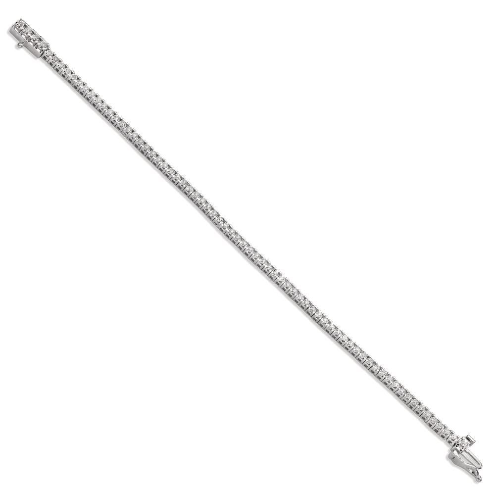 Bracelet Or blanc 18K Diamant 0.49 ct, 71 Pierres, w-si 17 cm