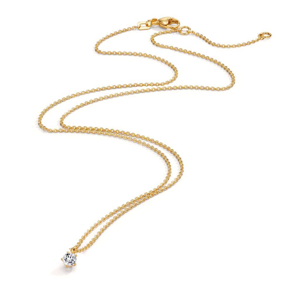 Collana Oro giallo 375/9K Zirconia 42-45 cm