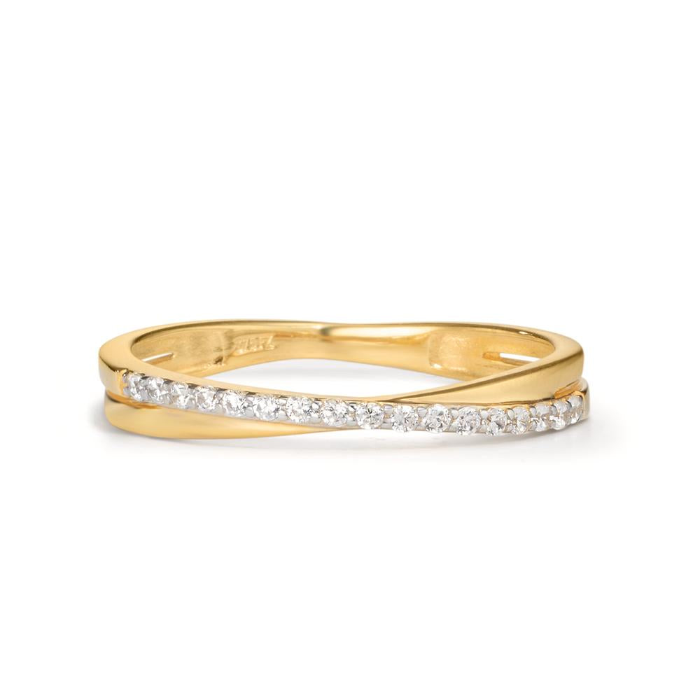 Fingerring 375/9 K Gelbgold Zirkonia