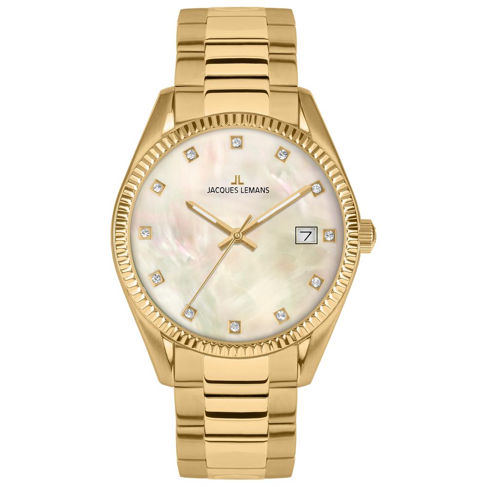 Montre Acier inoxydable jaune PVD nacre Ø34 mm