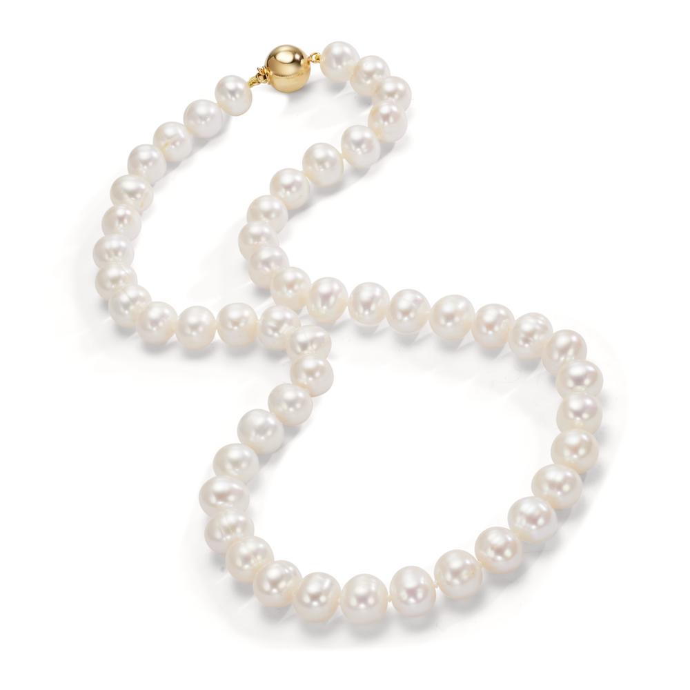 Collier Or jaune 18K perle d'eau douce 45 cm