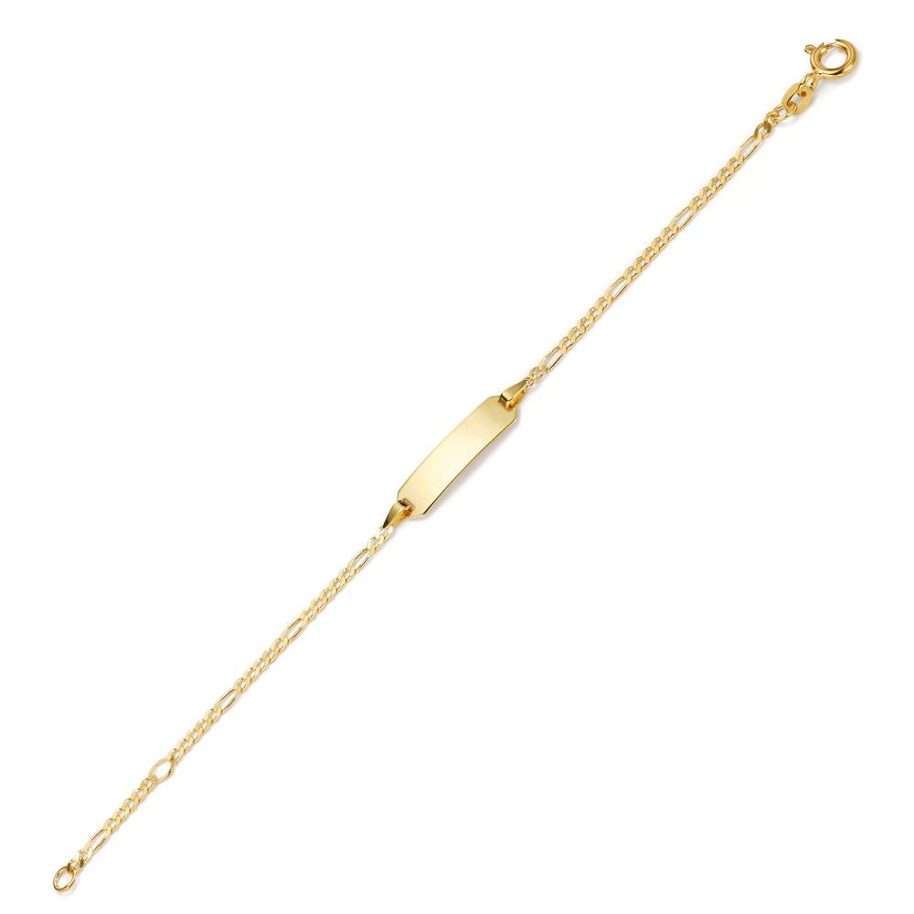 Bracciale con incisione Oro giallo 585/14 kt 12-14 cm