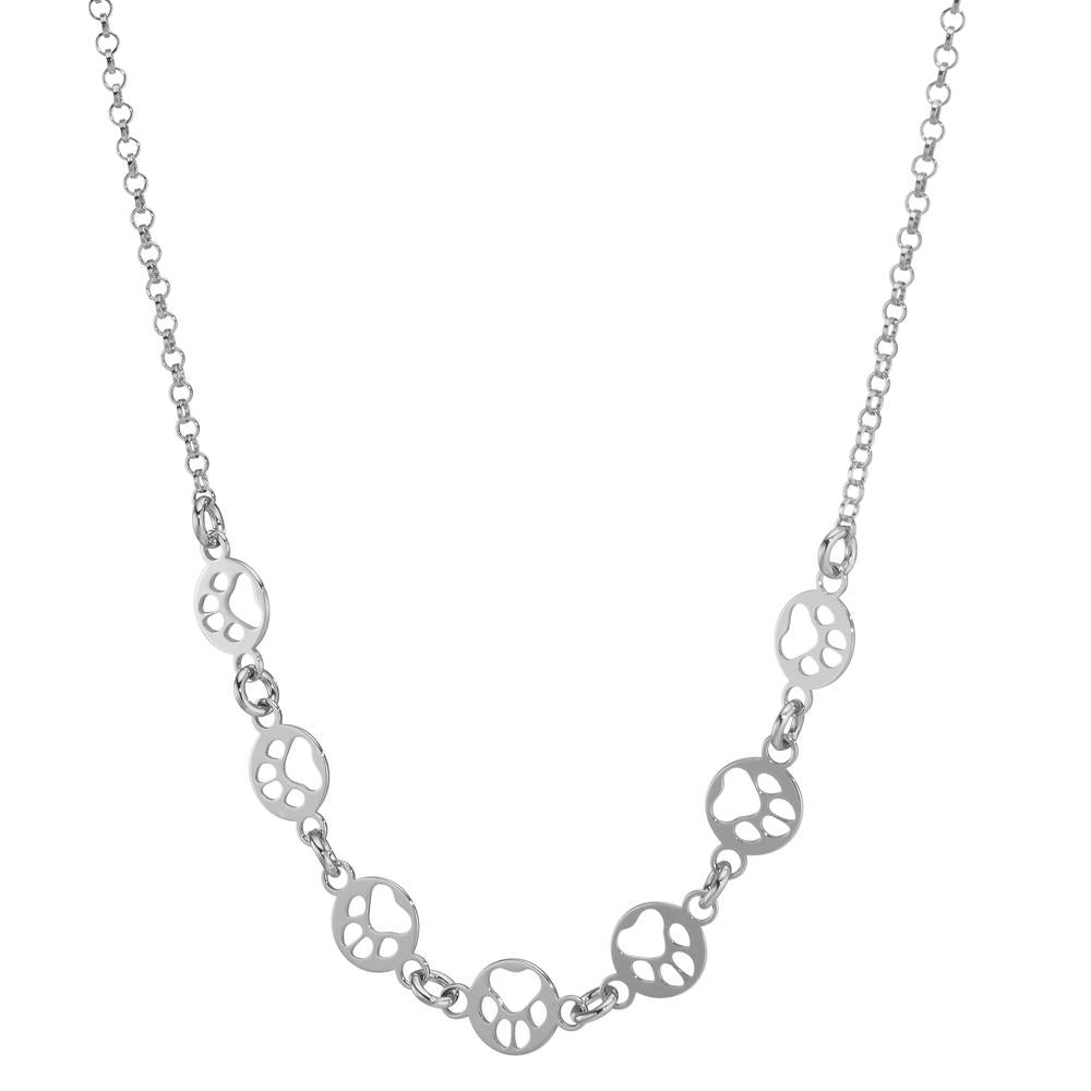 Collier Argent Rhodié Patte 41-44 cm