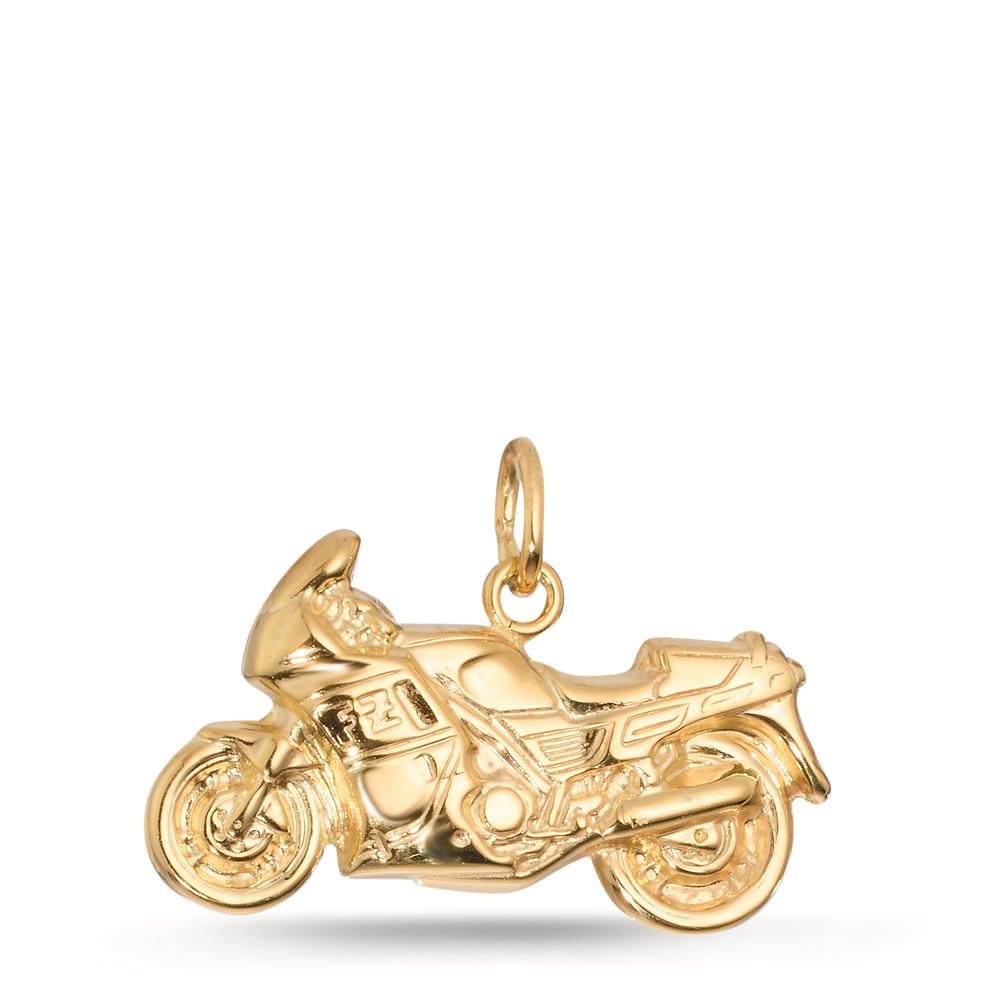 Pendentif Or jaune 9K Bicolore Moto