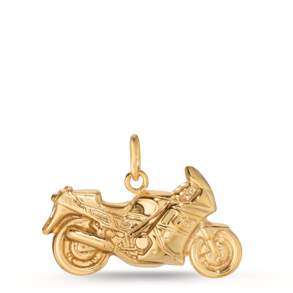 Pendentif Or jaune 9K Bicolore Moto