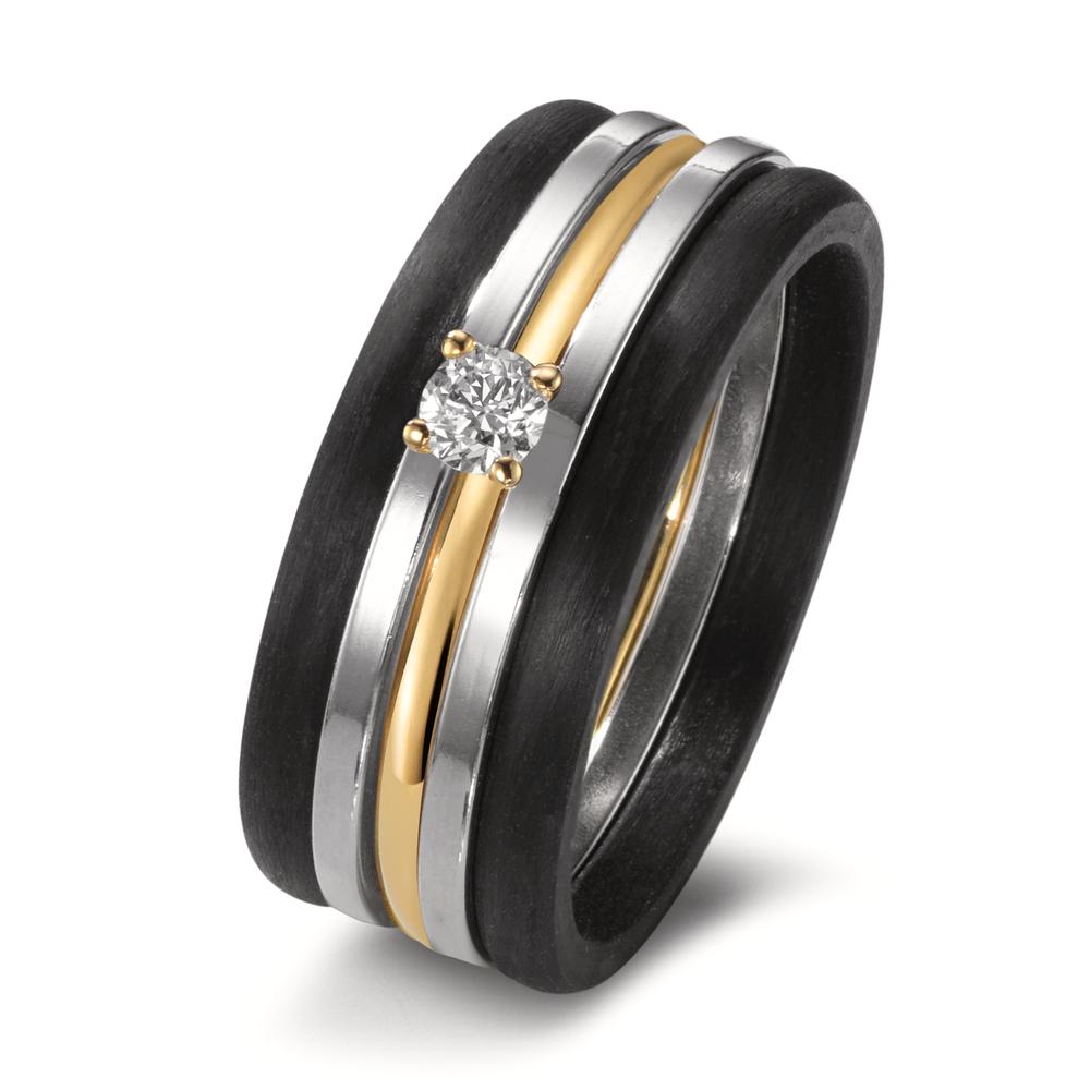 Ringset 5-teilig mit Diamant